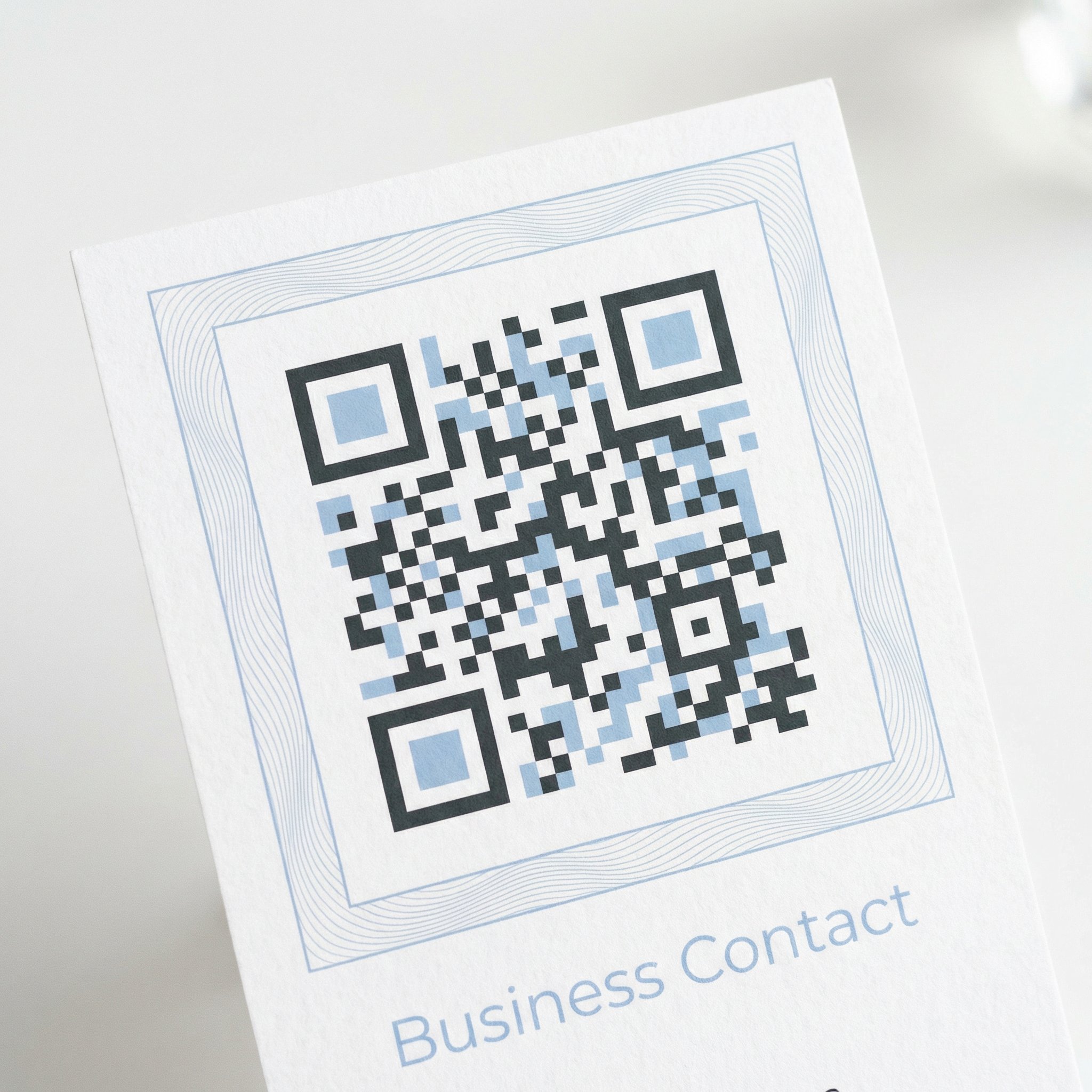 高清3D动漫商务二维码